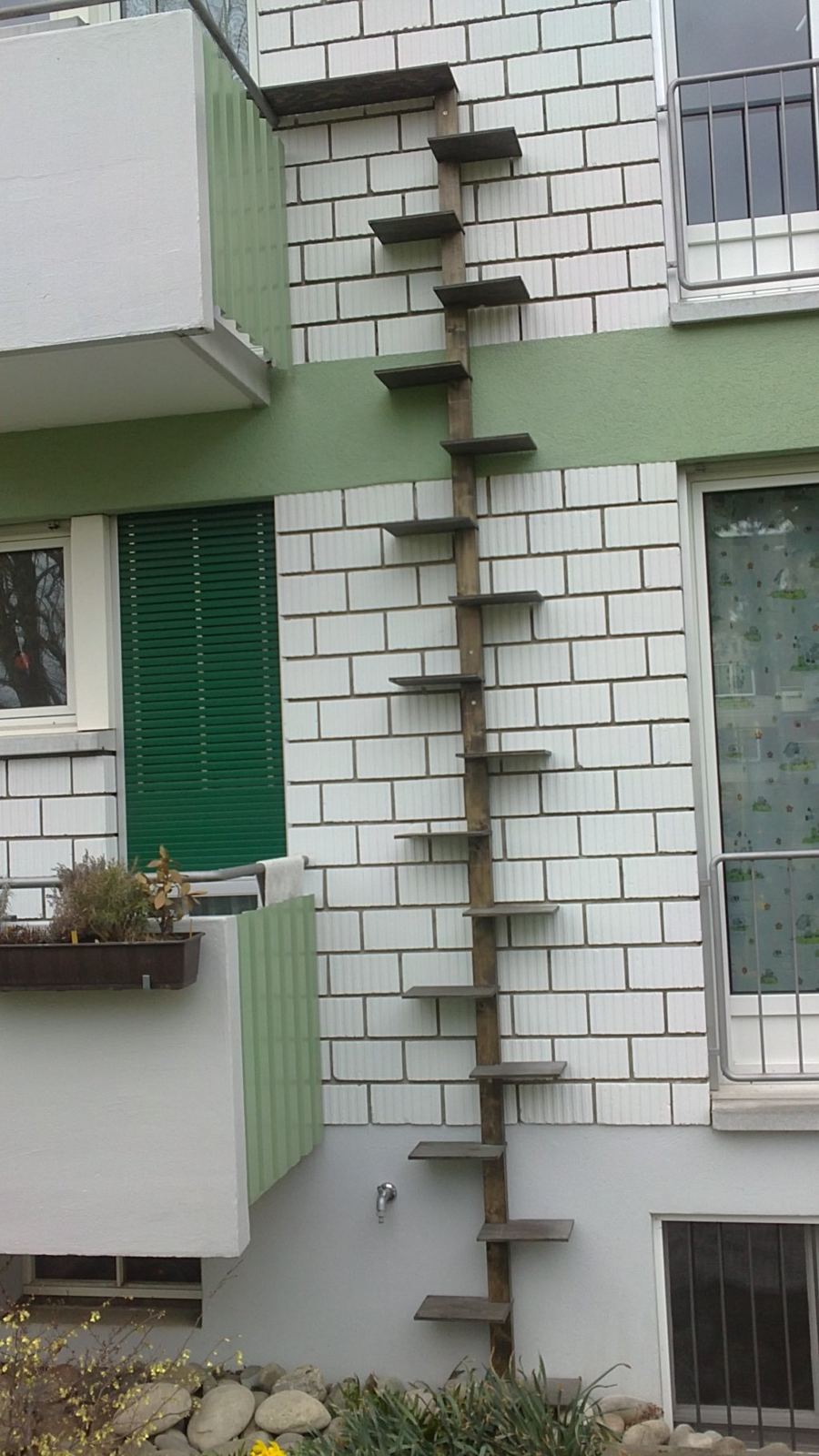 Katzenleitern und Katzenbäume, Arbeitsbeispiel 9